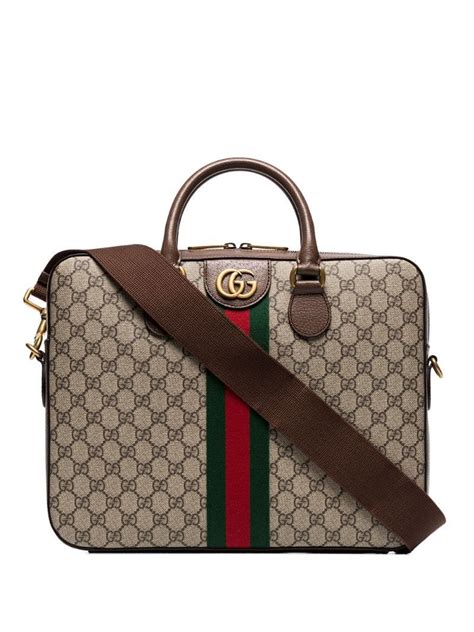 gucci 13 inch laptop case|Gucci gg supreme briefcase.